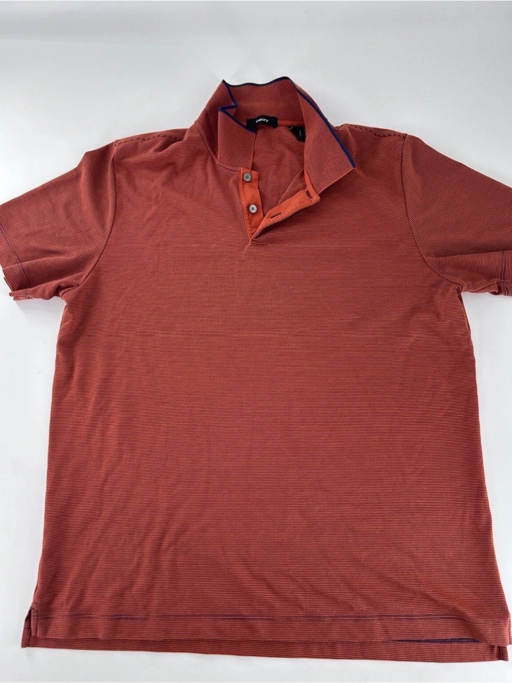 Men's Theory Rust Short-Sleeve Polo Shirt xl